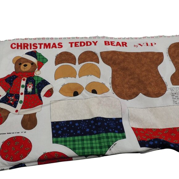 Cranston Keepsake Crafts Santa Bear and Chimney cut and sew - Picture 3 of 3